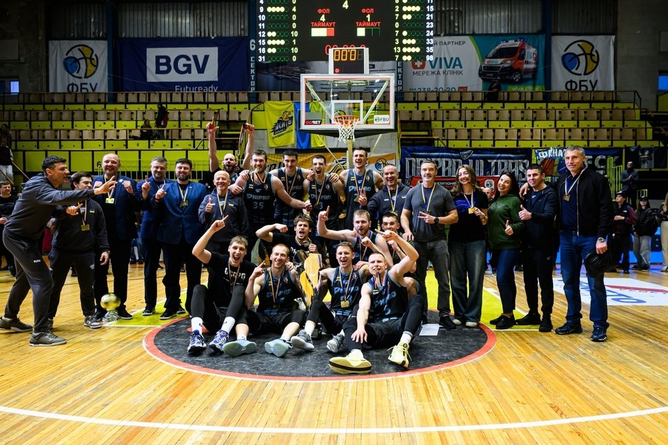 «Дніпро» здобуває третю поспіль перемогу в чемпіонаті України з баскетболу