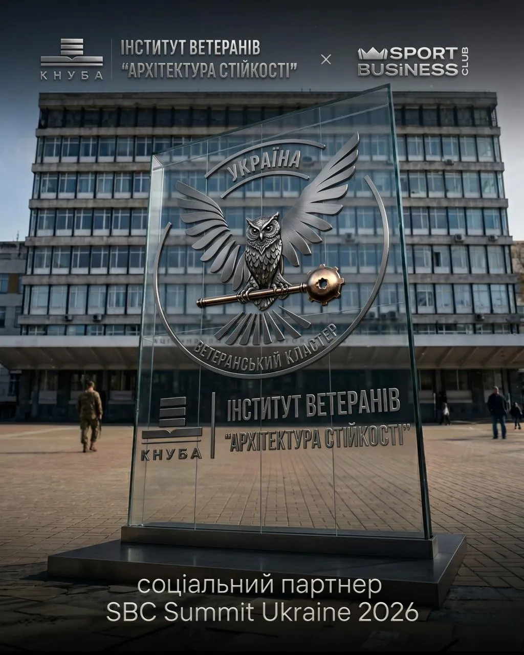 Інститут ветеранів КНУБА став партнером V Всеукраїнської конференції зі спортивного маркетингу SBC Summit Ukraine 2026