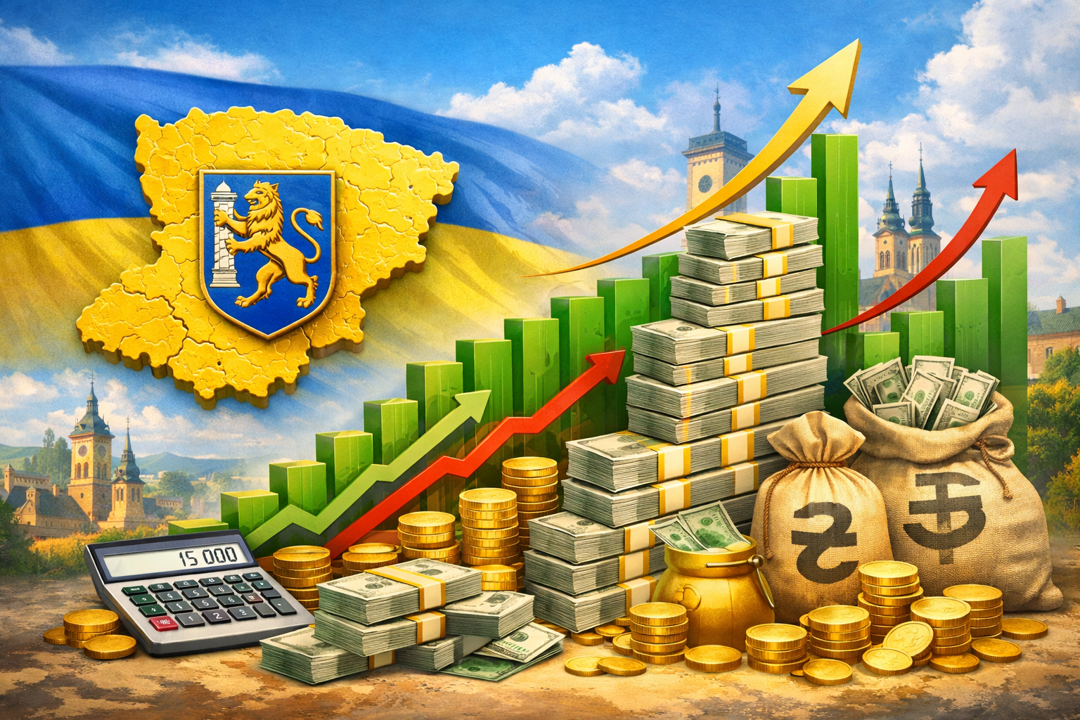Львівщина перевиконала місцеві бюджети майже на 1 млрд гривень