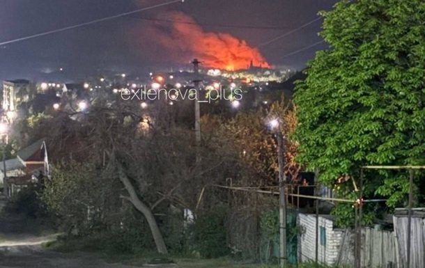 БпЛА здійснили атаки на Крим та Луганщину, спричинивши пожежі та вибухи
