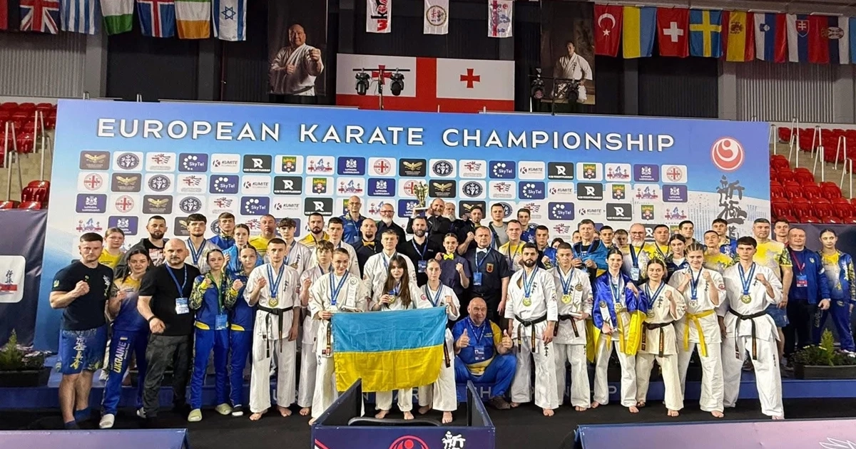 Каратисти з Львівщини здобули 15 медалей на чемпіонаті Європи