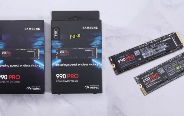 На ринку виявлено підроблені SSD-накопичувачі, що маскуються під продукцію Samsung