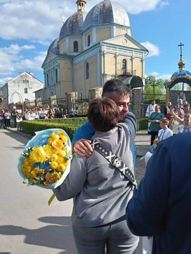 У Глинянах відбулася зустріч з бійцем “Едельвейсу”, який повернувся з трирічного полону