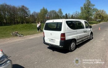У Шептицькому мікроавтобус наїхав на 64-річного велосипедиста, який загинув на місці трагедії