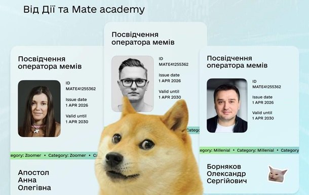 У застосунку "Дія" тепер доступна сертифікація для поціновувачів мемів