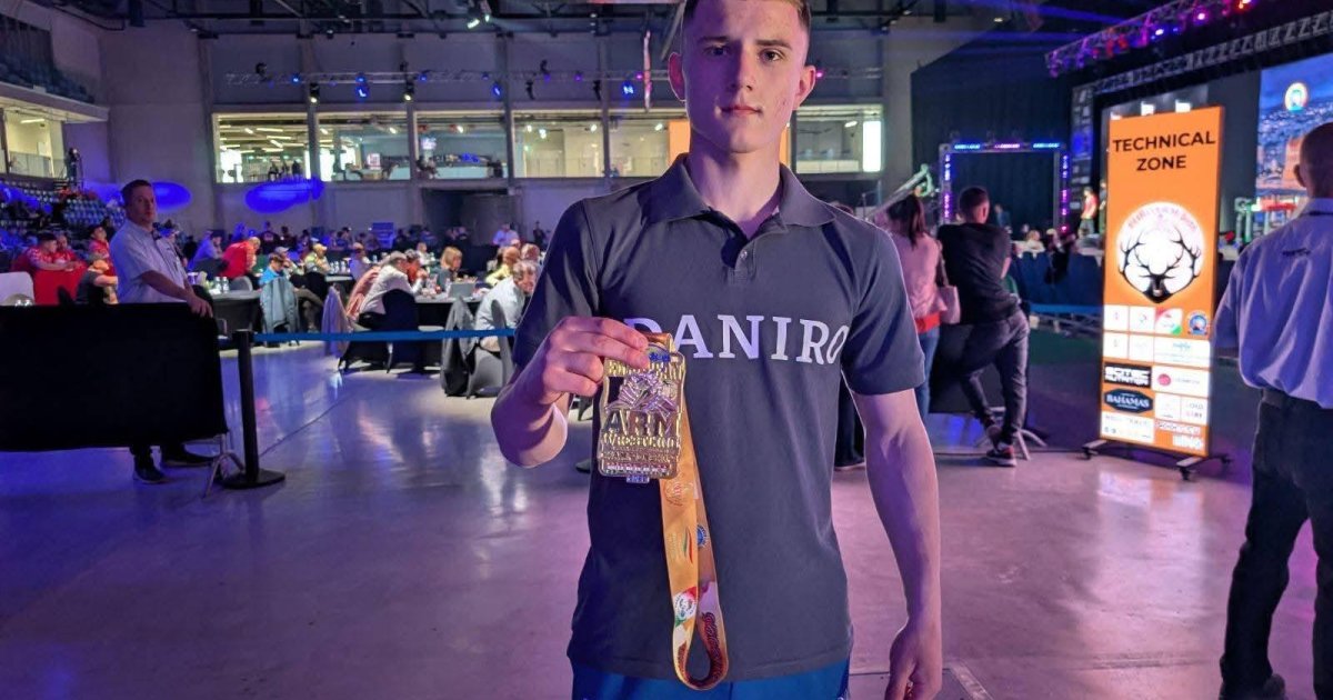 Учень з Львівщини став чемпіоном Європи з армреслінгу серед юніорів