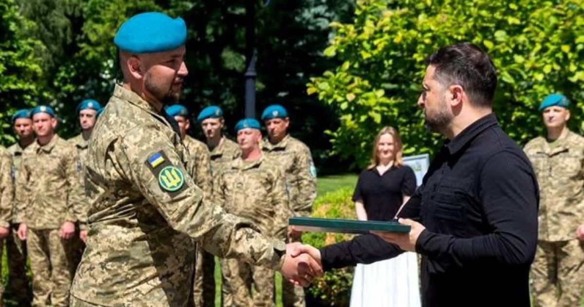Воїн з Львівщини удостоєний нагороди “Хрест бойових заслуг” від Президента України