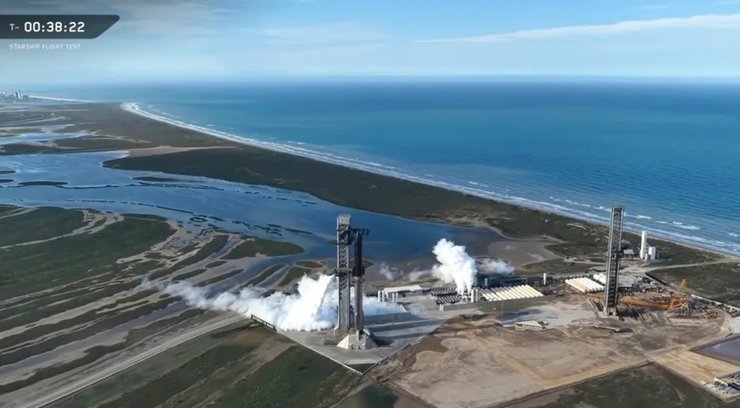 Запуск ракети Starship V3, найбільшої у світі, скасовано за кілька хвилин до старту: відео інциденту