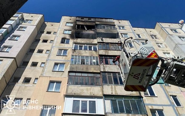 У Рівному внаслідок пожежі загинула дитина, троє осіб госпіталізовано