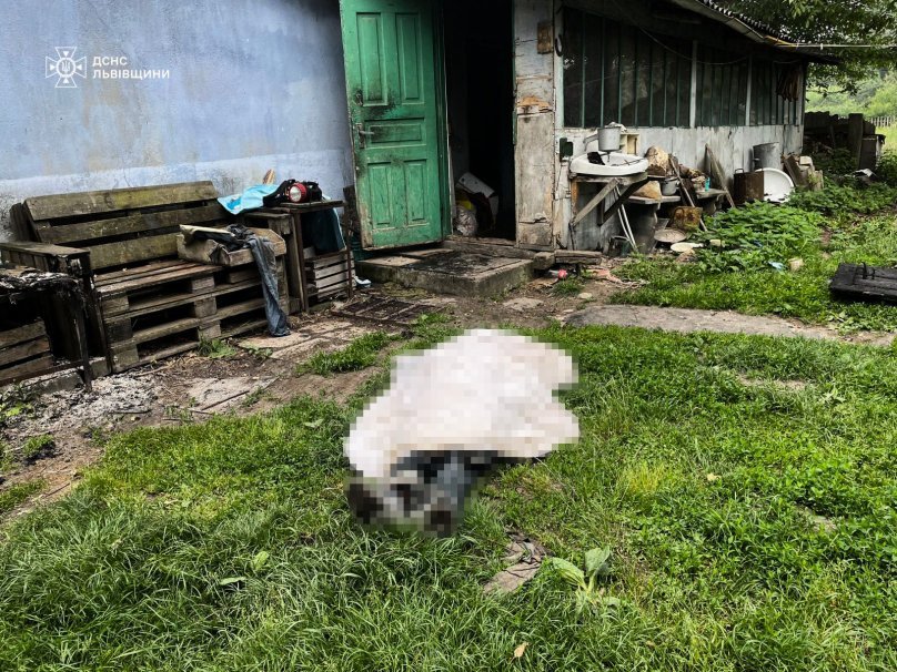 У селі під Жовквою внаслідок пожежі загинув 57-річний чоловік