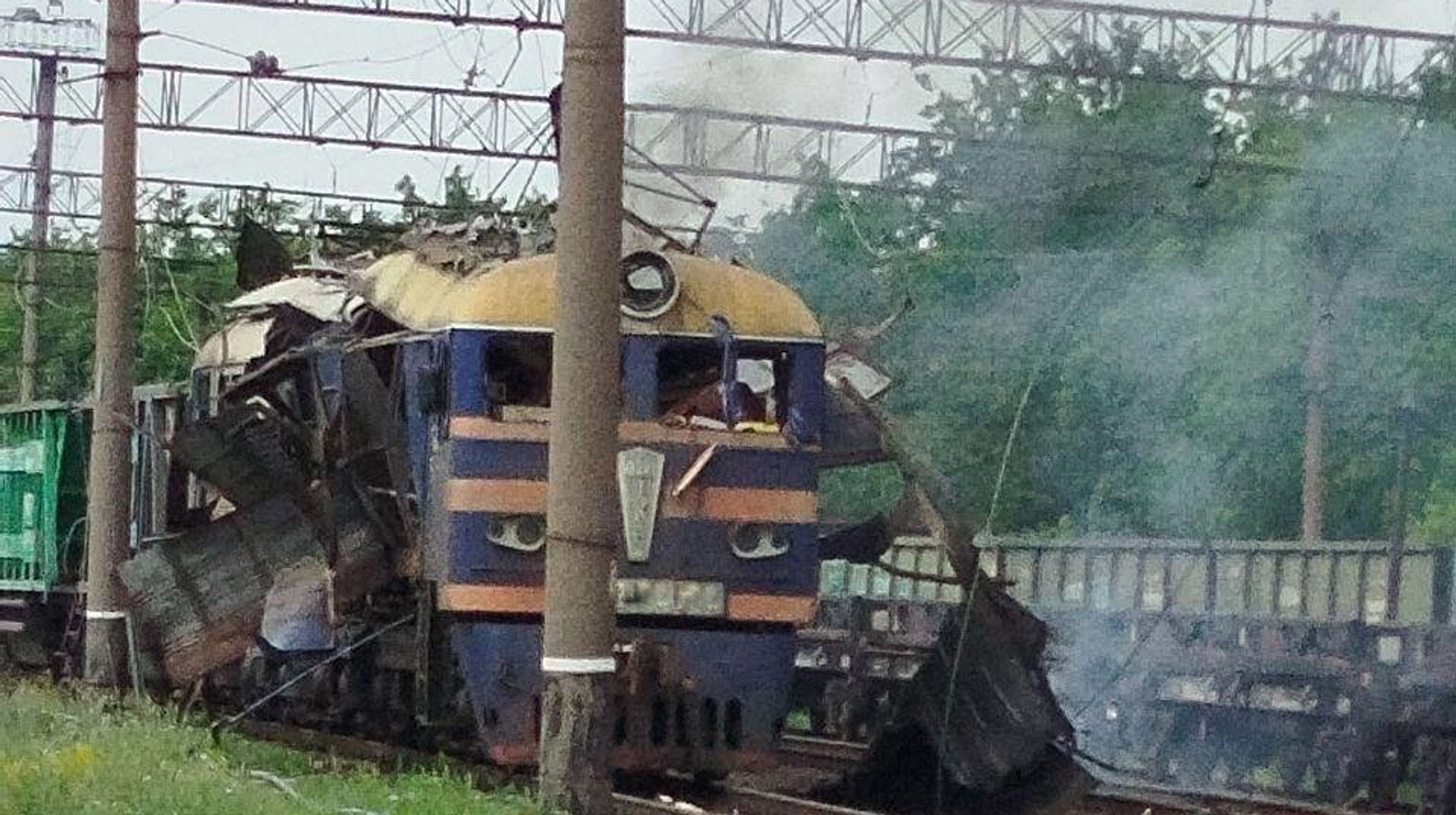 У Запоріжжі російський безпілотник вдарив по електровозу