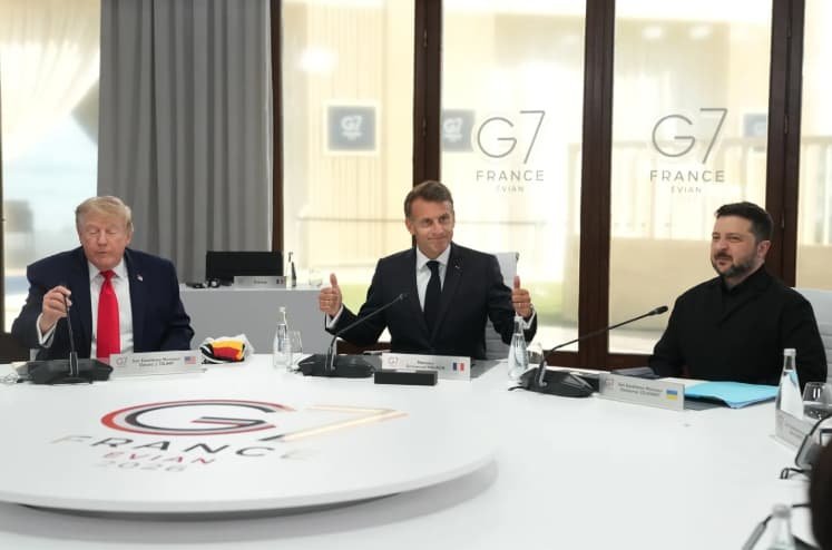 Зеленський, Трамп та Макрон обговорили ключові питання на саміті G7