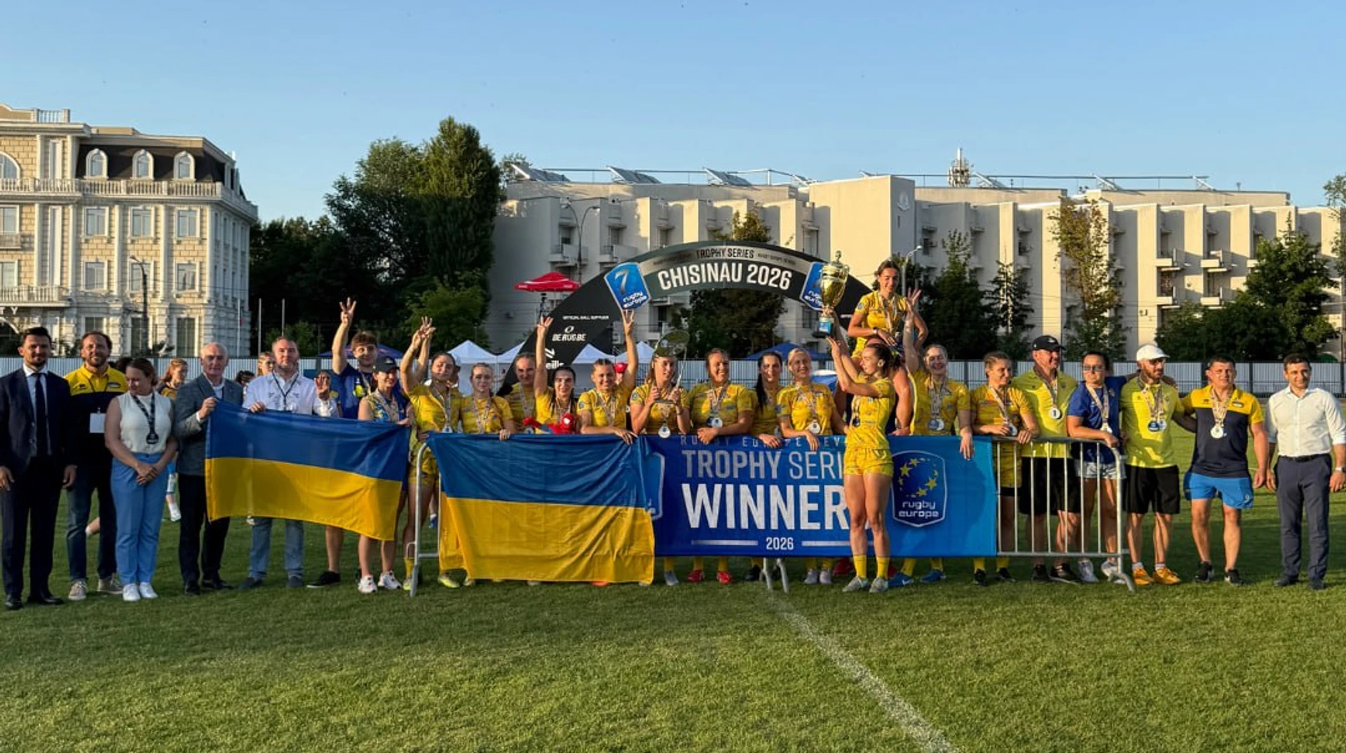 Жіноча збірна України з регбі-7 здобула титул чемпіона Європи в дивізіоні Trophy та отримала путівку до елітного дивізіону
