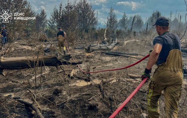 Масштабні пожежі в зоні відчуження Чорнобиля: коментарі від рятувальників щодо ситуації