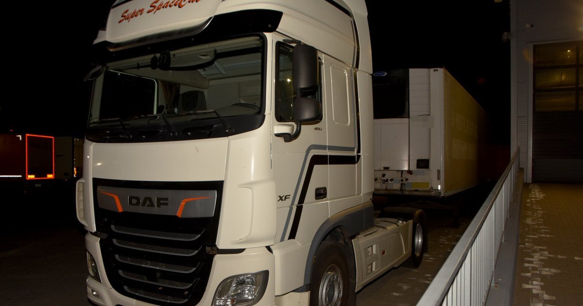 На Львівщині затримано вантажівку DAF, що перебувала в міжнародному розшуку від Інтерполу