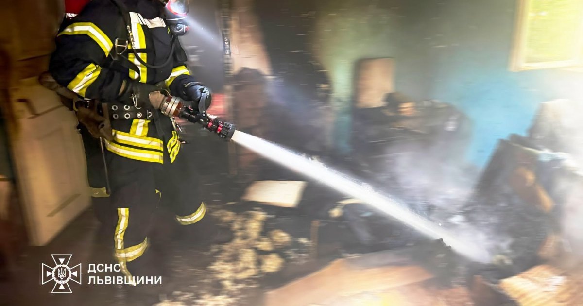 На Стрийщині внаслідок пожежі в житловому будинку загинули троє чоловіків