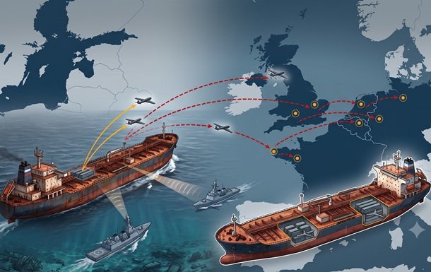 Росія використовує дрони з танкерів для спостереження за Заходом