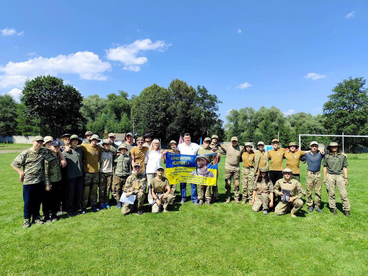 «Слідуємо настановам Тараса Матвіїва»: військово-патріотичний табір на Стрийщині
