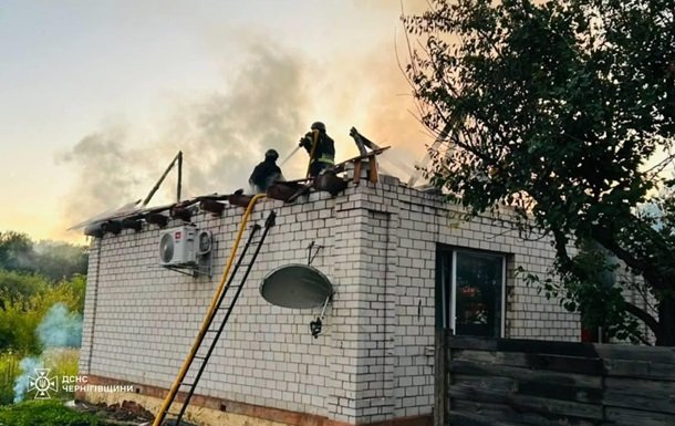 У Чернігівській області внаслідок удару російського дрону по будинку постраждали діти