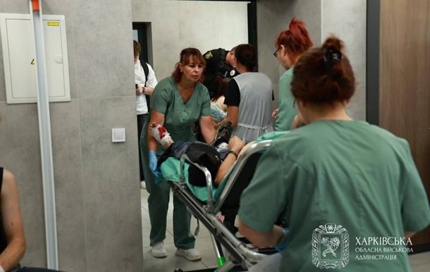 Внаслідок обстрілу Харківщини до лікарні потрапили дитина та дорослий чоловік
