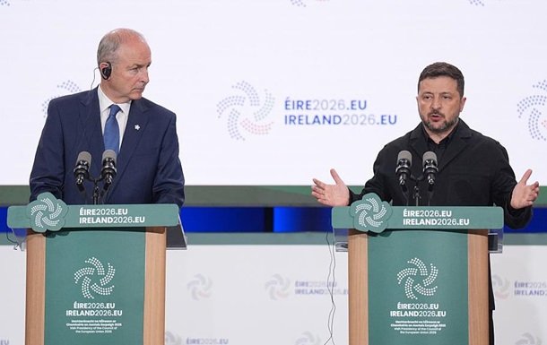 Зеленський озвучив Ірландії пропозицію щодо укладення оборонної угоди