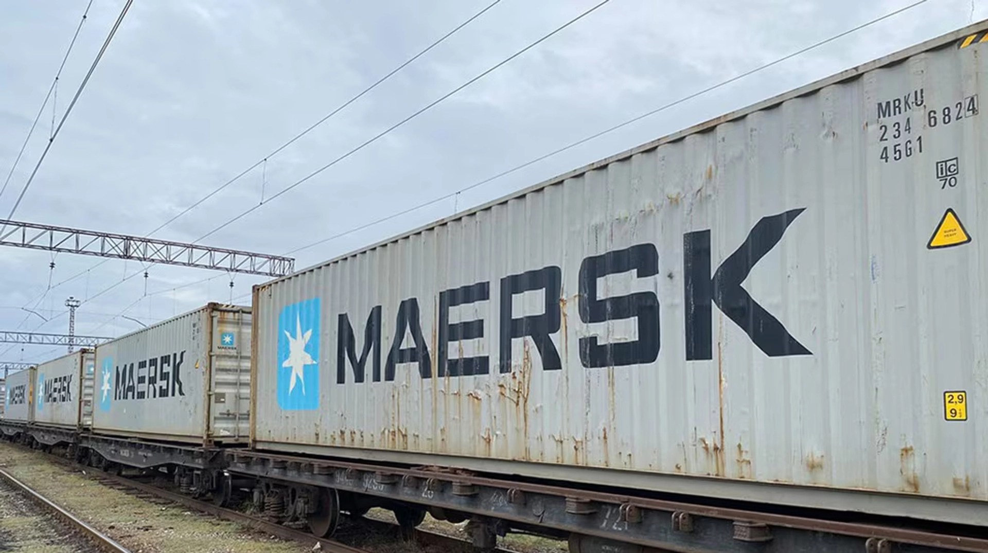 Maersk розпочинає залізничні перевезення контейнерів для України з румунської Констанци