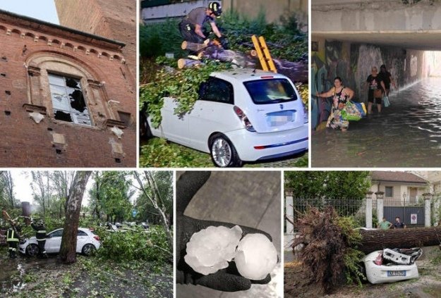 Масштабні збитки від смерчу та граду: кілька районів півночі Італії постраждали внаслідок стихійного лиха