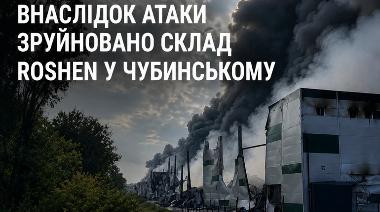 Російські військові знищили склад кондитерської компанії Roshen під Борисполем
