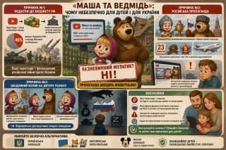 Творці анімаційного серіалу "Маша та Ведмідь" отримали санкції за пропаганду Росії