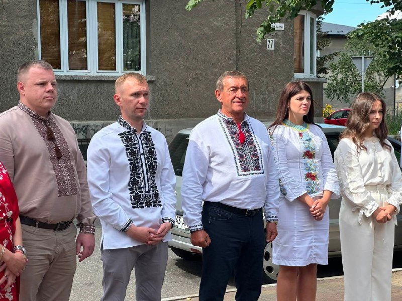 У День Незалежності України Стрийська районна військова адміністрація провела молебень на честь свята