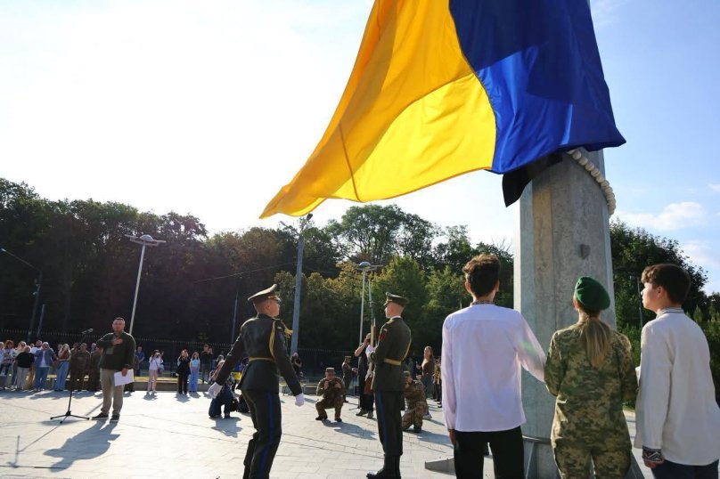 У Львівській області підняли Прапор Надії на підтримку полонених та зниклих безвісти українців