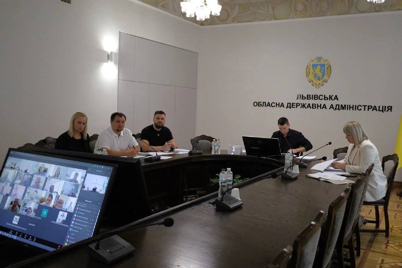 У Львівській ОВА обговорили виконання заходів Планів стійкості з представниками громад Львівського району