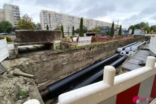 У Львові на вулиці Науковій триває ремонт аварійної тепломережі