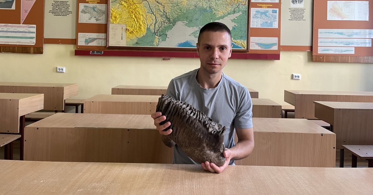 У руслі річки біля Жидачева знайдено зуб мамонта