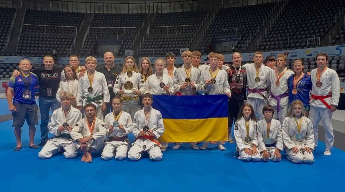 Українські спортсмени вибороли п'ять медалей на Кубку світу з джиу-джитсу