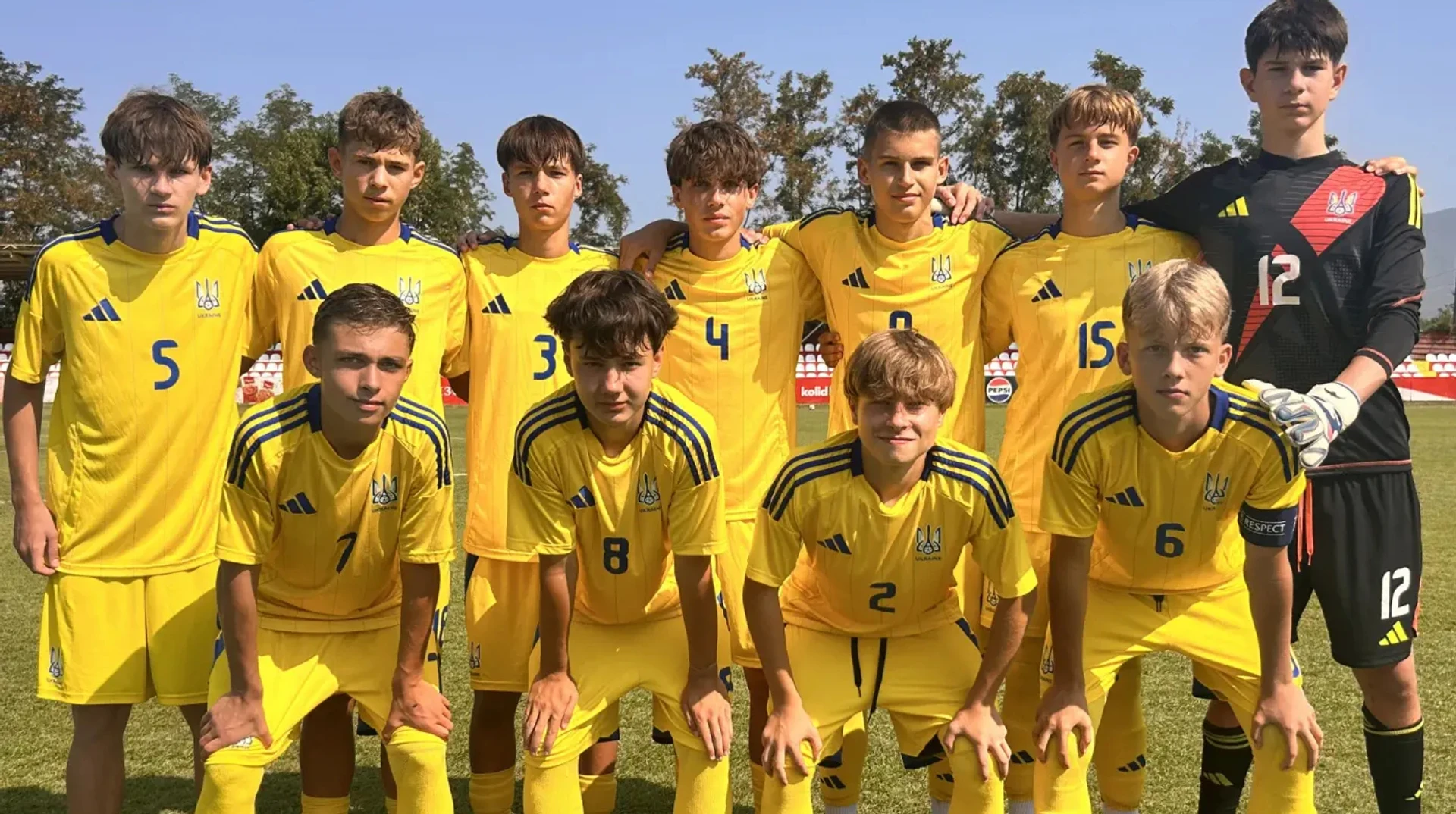 Юнацька збірна України U-15 здобула перемогу над Боснією і Герцеговиною на турнірі розвитку УЄФА