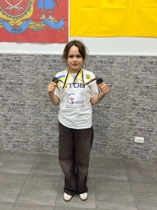 12-річна Софія Леневич здобула титул дворазової віцечемпіонки України з шашок-64