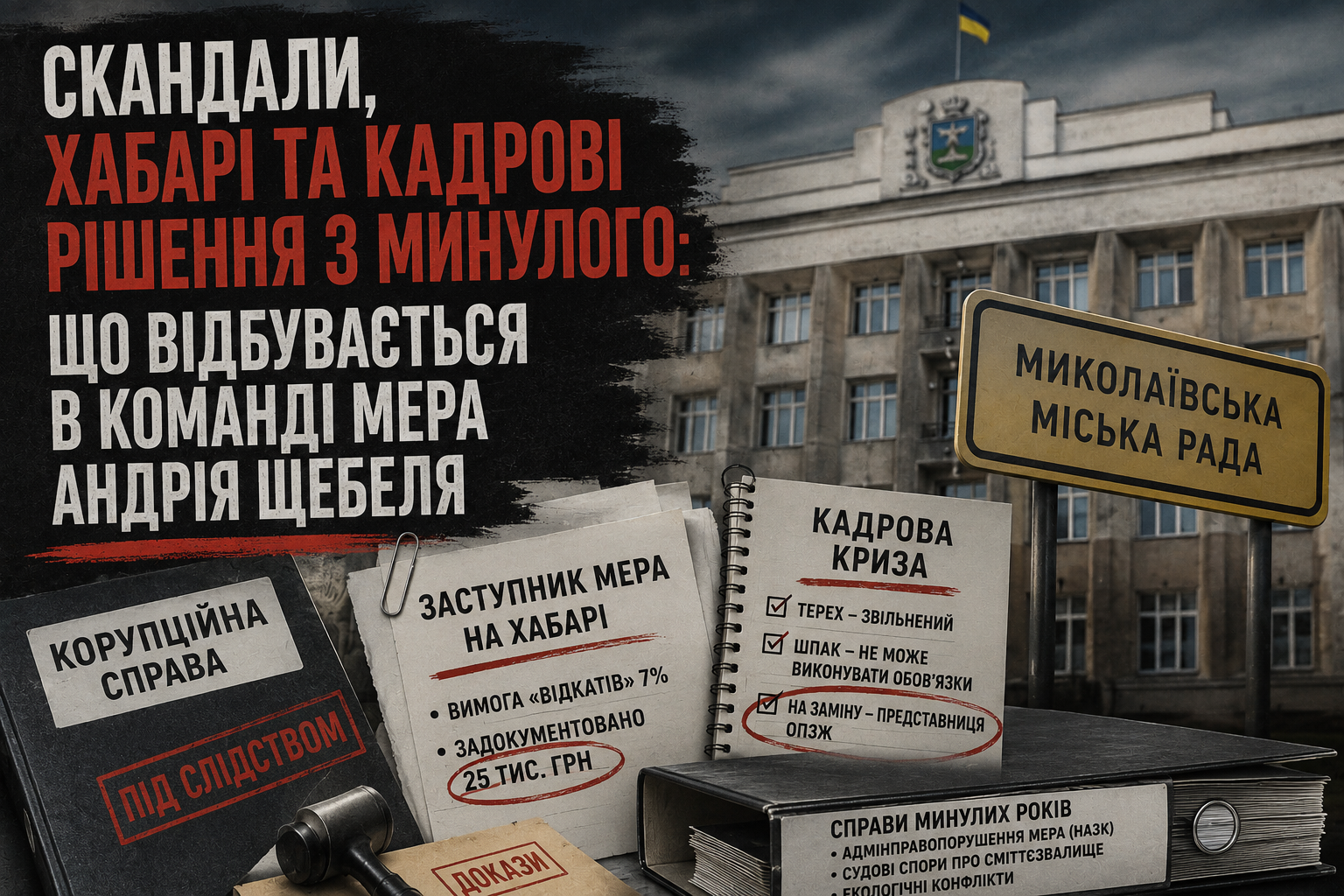 Заступник на хабарі, справа самого мера і тепер представниця ОПЗЖ: що відбувається в команді Андрія Щебеля