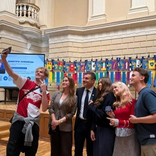 Дмитро Лубінець зустрівся зі студентами Львівського національного університету під час робочого візиту до Львова