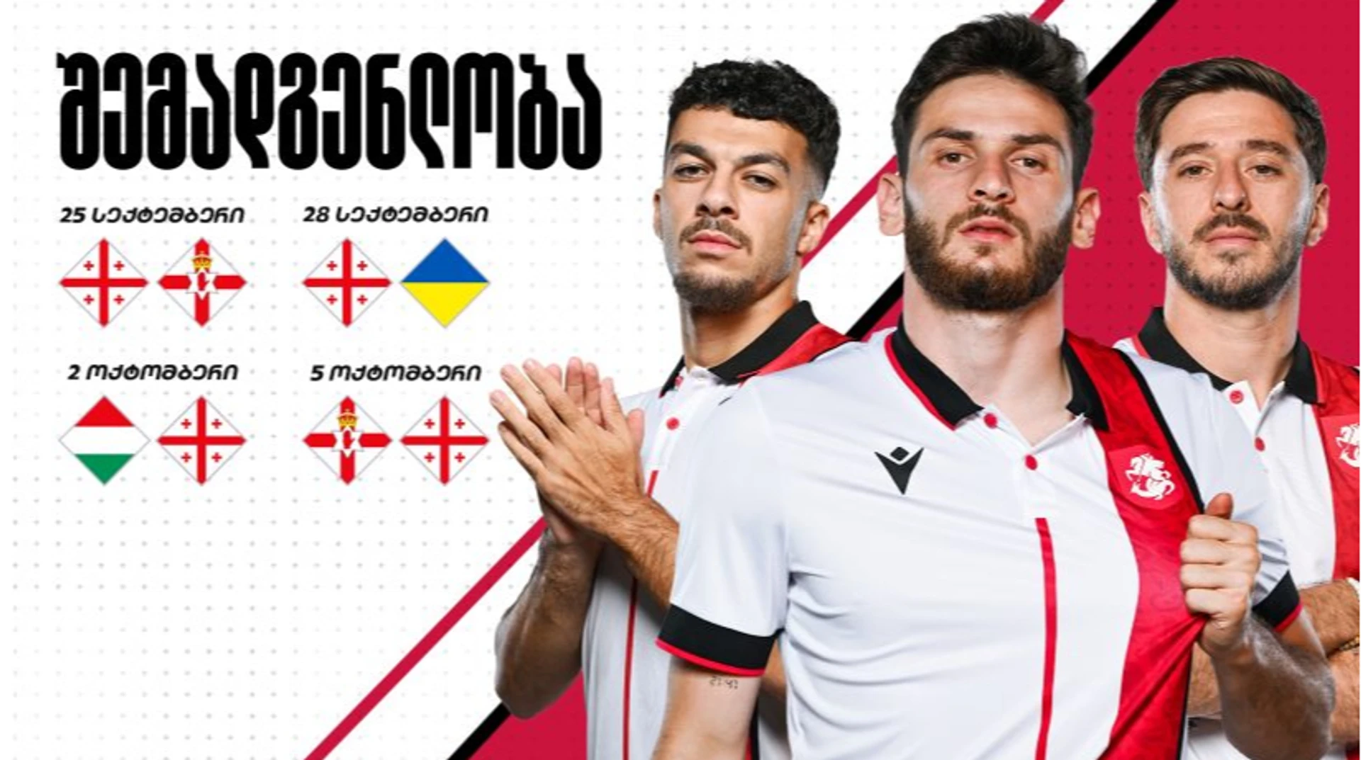 Грузія представила склад на матчі Ліги націй