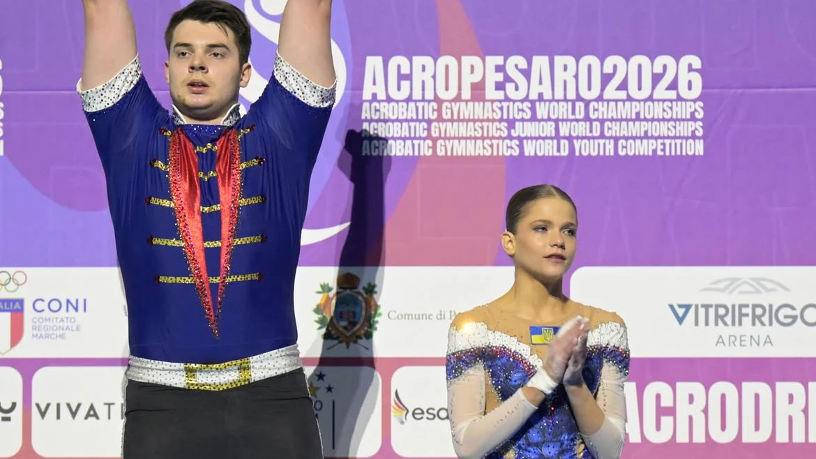 Кривицька і Лабунець стали дворазовими чемпіонками світу-2026 з спортивної акробатики