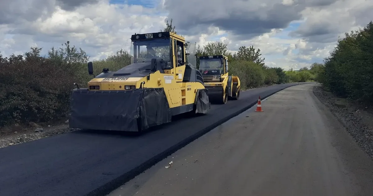 На Львівщині триває капітальний ремонт понад 18 км автошляху “Нагірне”