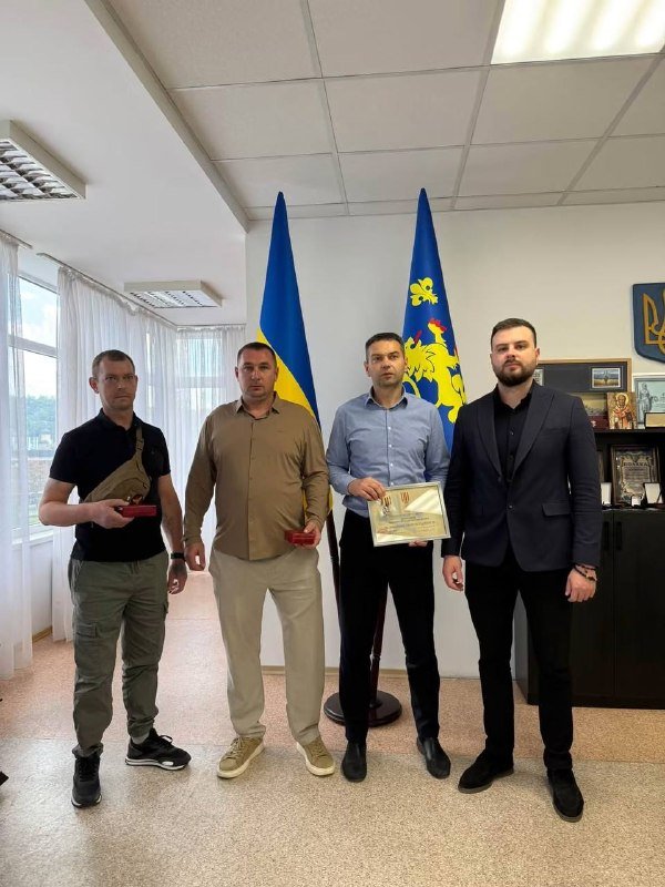 На Львівщині відзначили захисників державними та відомчими нагородами за відвагу та самовідданість
