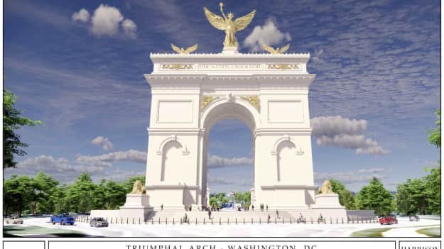 Трамп пропонує перетворити тріумфальну арку у Вашингтоні на військовий комплекс