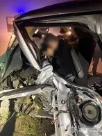 Три людини постраждали внаслідок зіткнення мікроавтобуса та BMW поблизу Городка