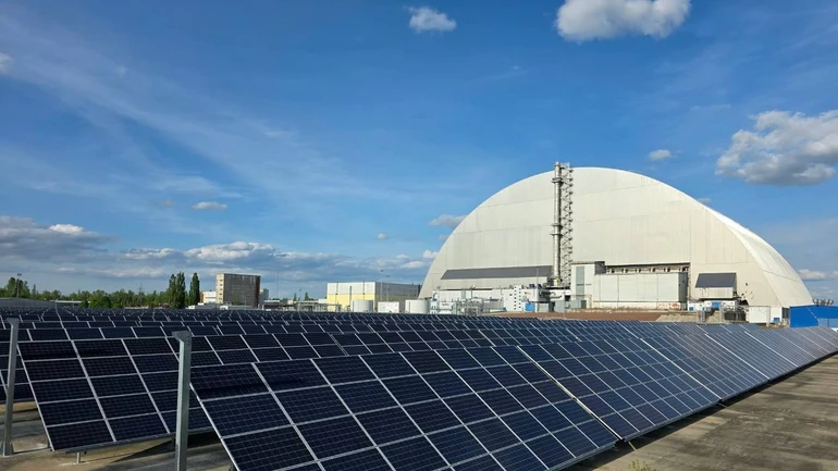 У Чорнобилі розпочала роботу нова сонячна електростанція