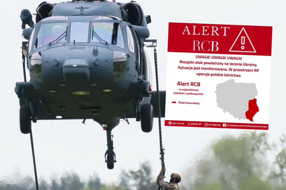 У Польщі залучили авіацію для реагування на дронову атаку Росії на захід України