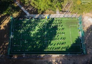 У Самбірському районі відкрили новий спортивний майданчик для дітей та військових