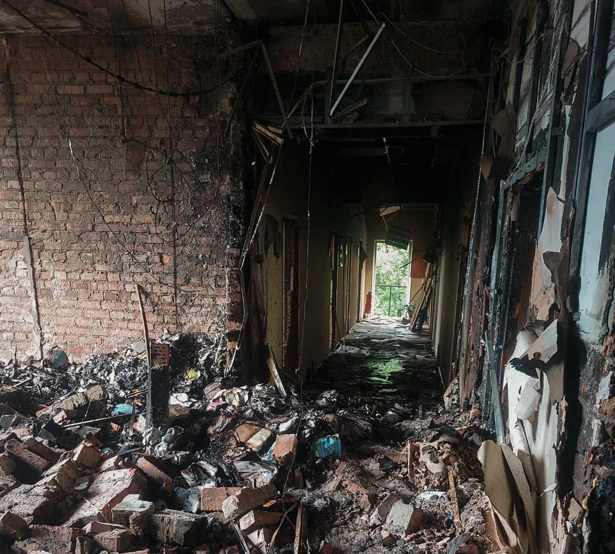 У Запорізькій області російські війська обстріляли адміністративну будівлю лісництва