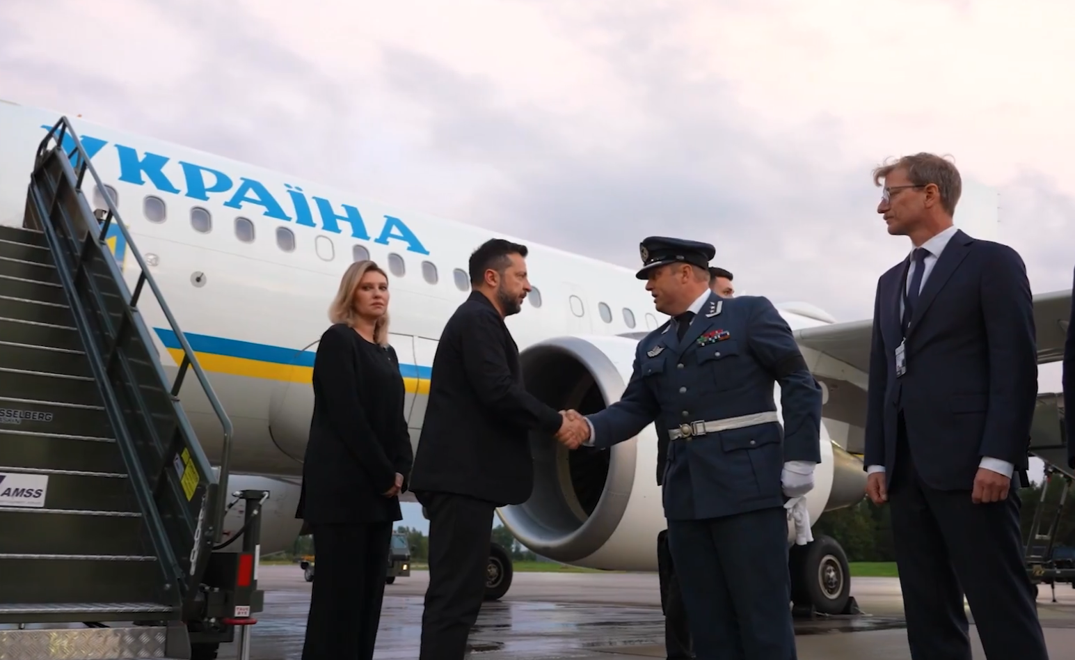 Зеленський і перша леді відвідали Норвегію для прощання з королем Гаральдом